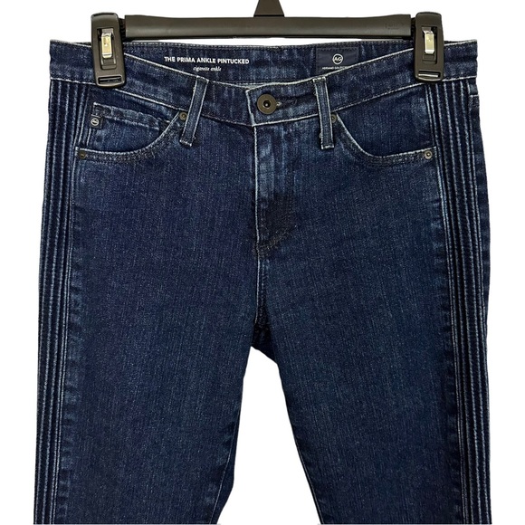 AG ADRIANO GOLDSCHMIED | The Prima Ankle Pintucked Cigarette Ankle Jeans 26R - Picture 7 of 16